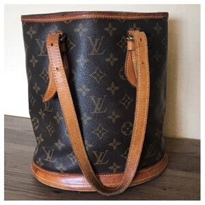 Authentic Louis Vuitton Bucket PM